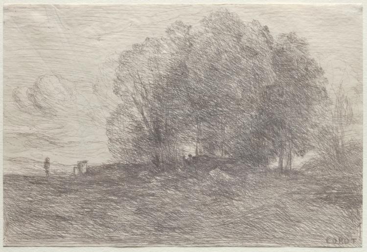 Group Of Trees — Jean-baptiste-camille Corot