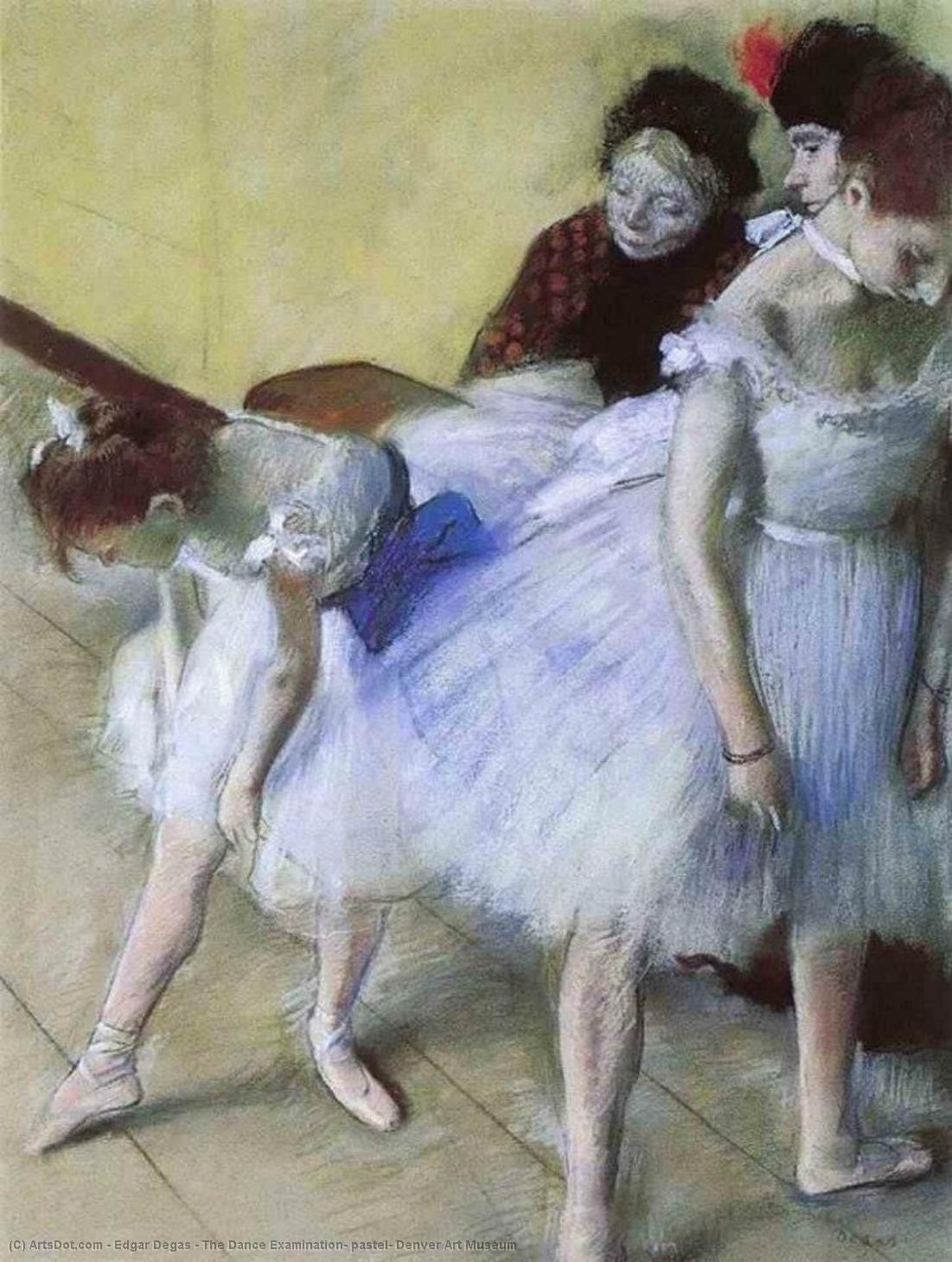 The Dance Examination, Pastel, Denver Art Museum — Edgar Degas