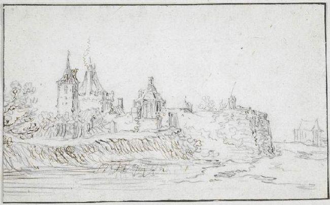 A Castle (or Gateway) In Holland — Jan Josephszoon Van Goyen