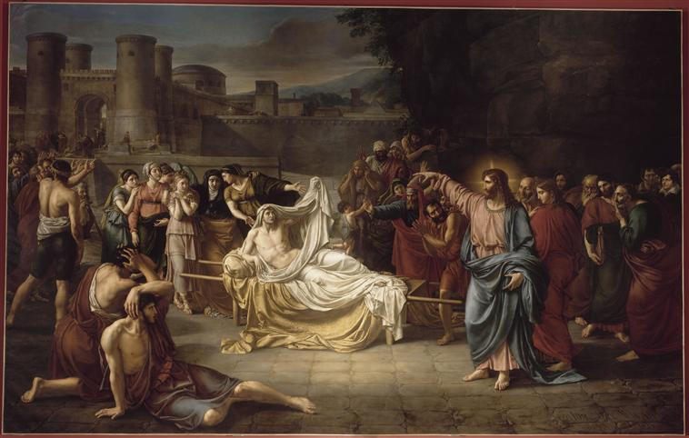 La Resurrection Du Fils De La Veuve De Naim — Jean Baptiste Joseph Wicar