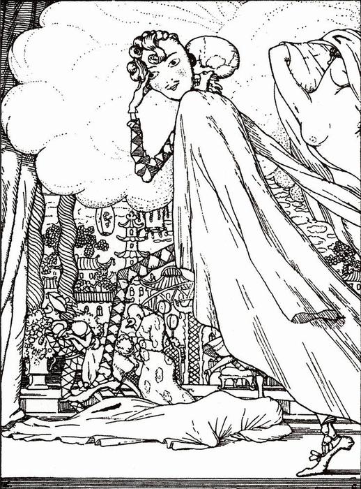 Frontispiece To The Book N. Sapunova — Konstantin Andreevic Somov