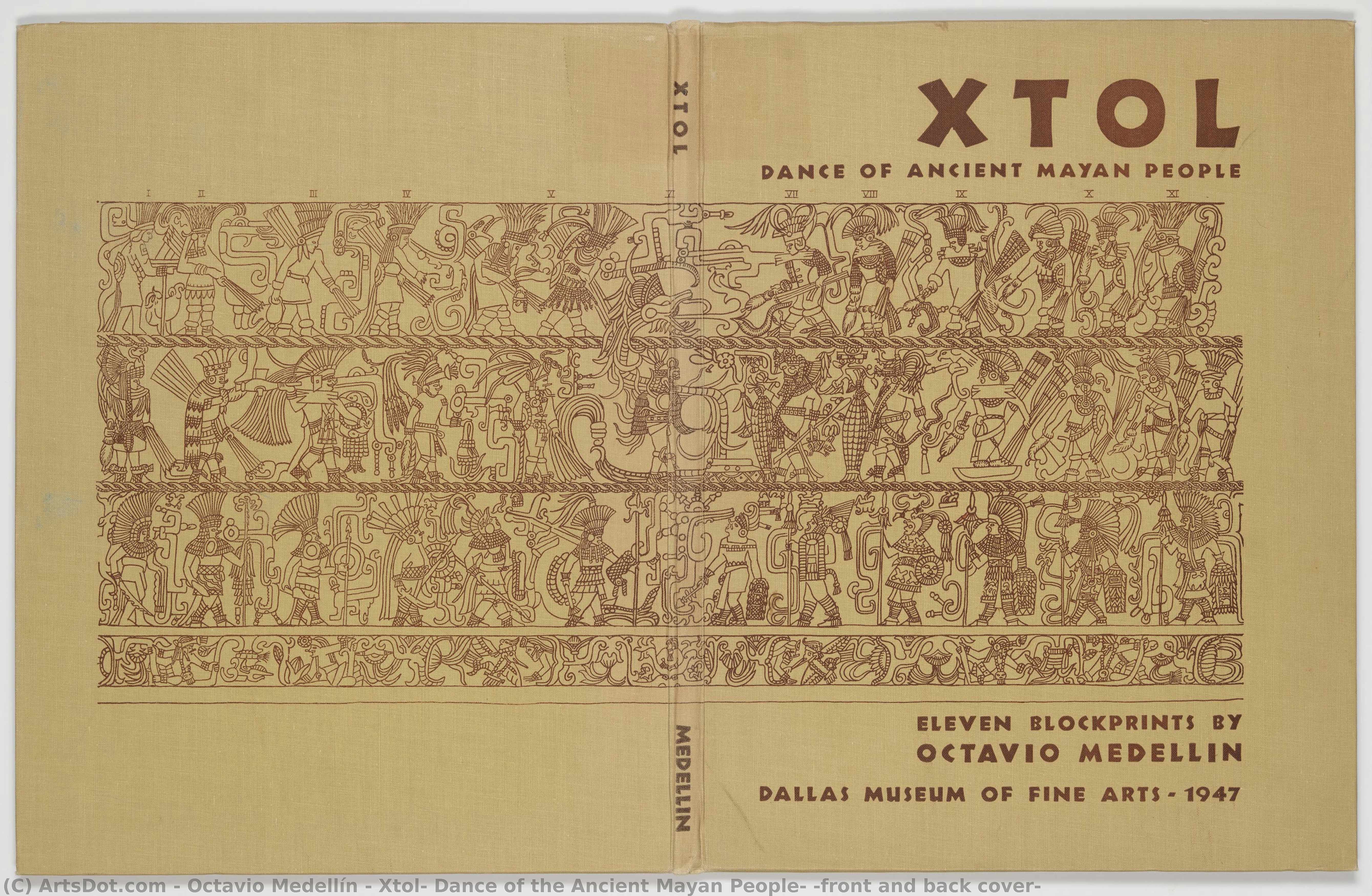Xtol: Dance Of The Ancient Mayan People, [front And Back Cover] — Octavio Medellín