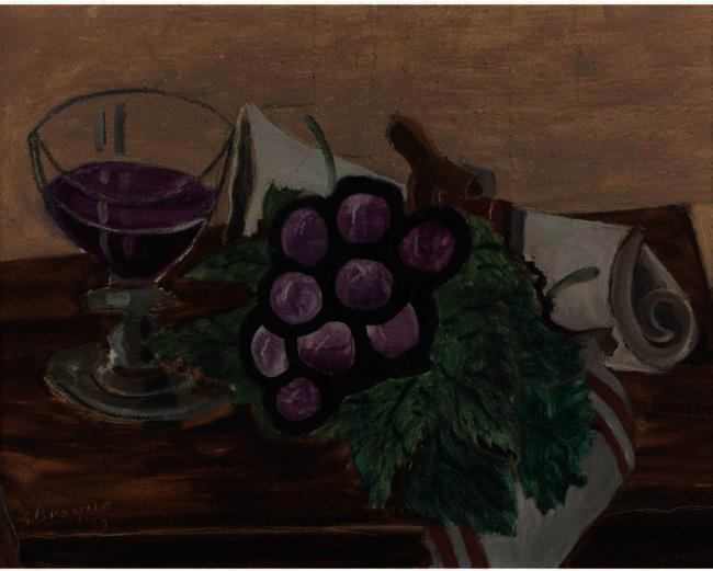 Still Life With Wine — ジョルジュ・ブラクエ