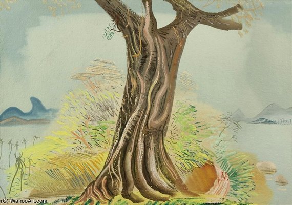 Tree Trunk — Boris Dmitrievich Grigoriev