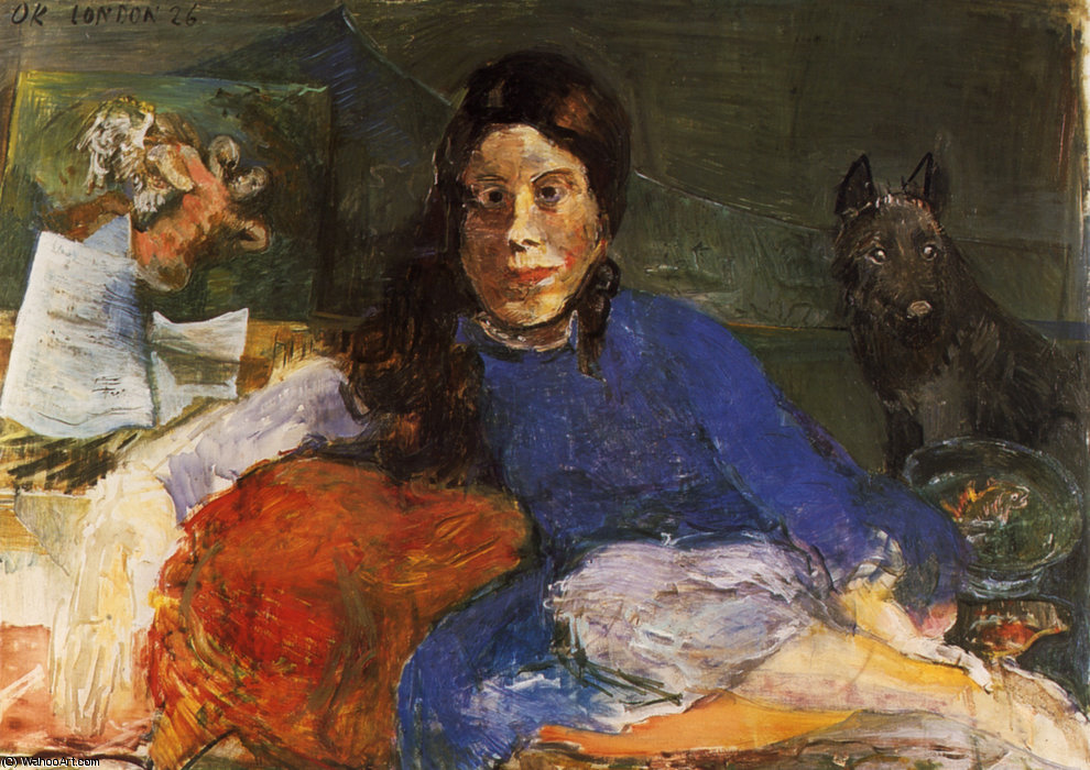 Adèle Astaire, Huile Sur Toile, — Oskar Kokoschka