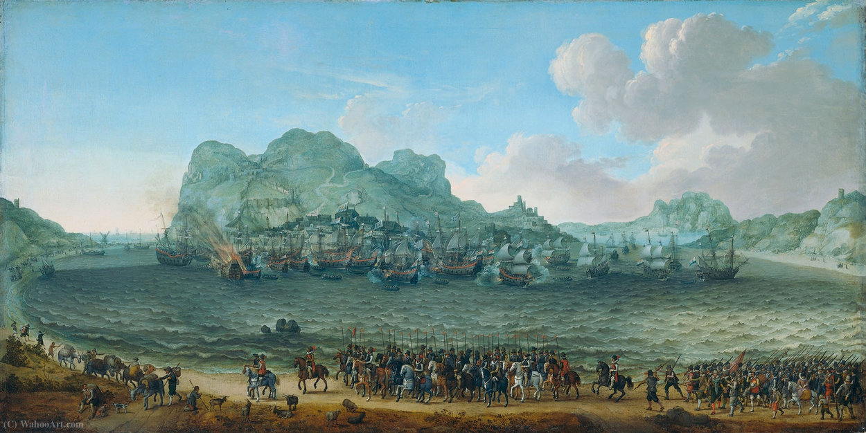 Dutch Victory In The Battle Of Gibraltar — Adam Willaerts
