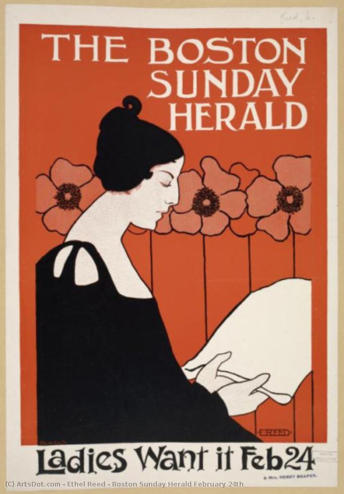 Boston Sunday Herald February 24th — Ethel Reed