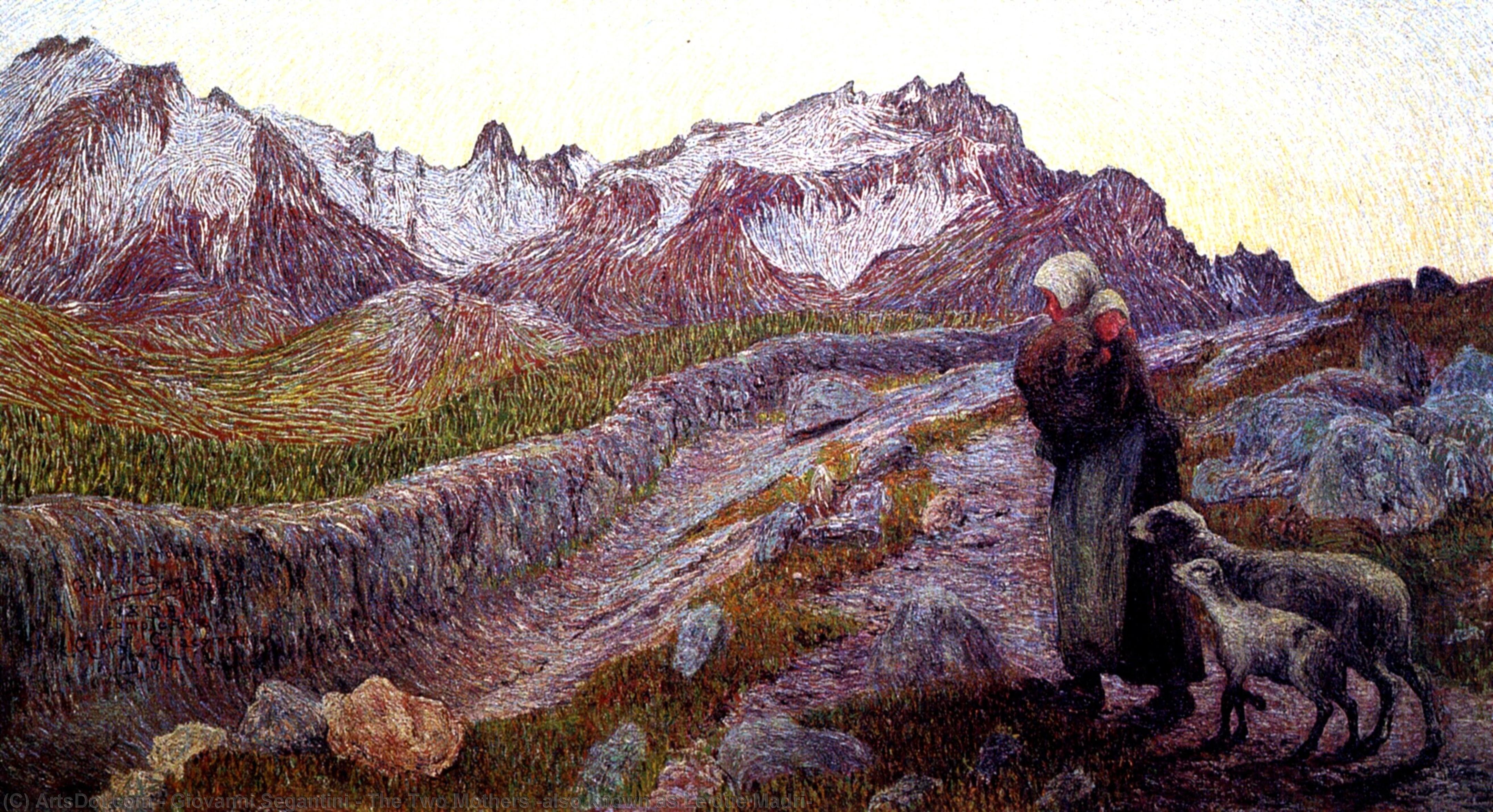The Two Mothers (also Known As Le Due Madri) — Ђовани Сегантини
