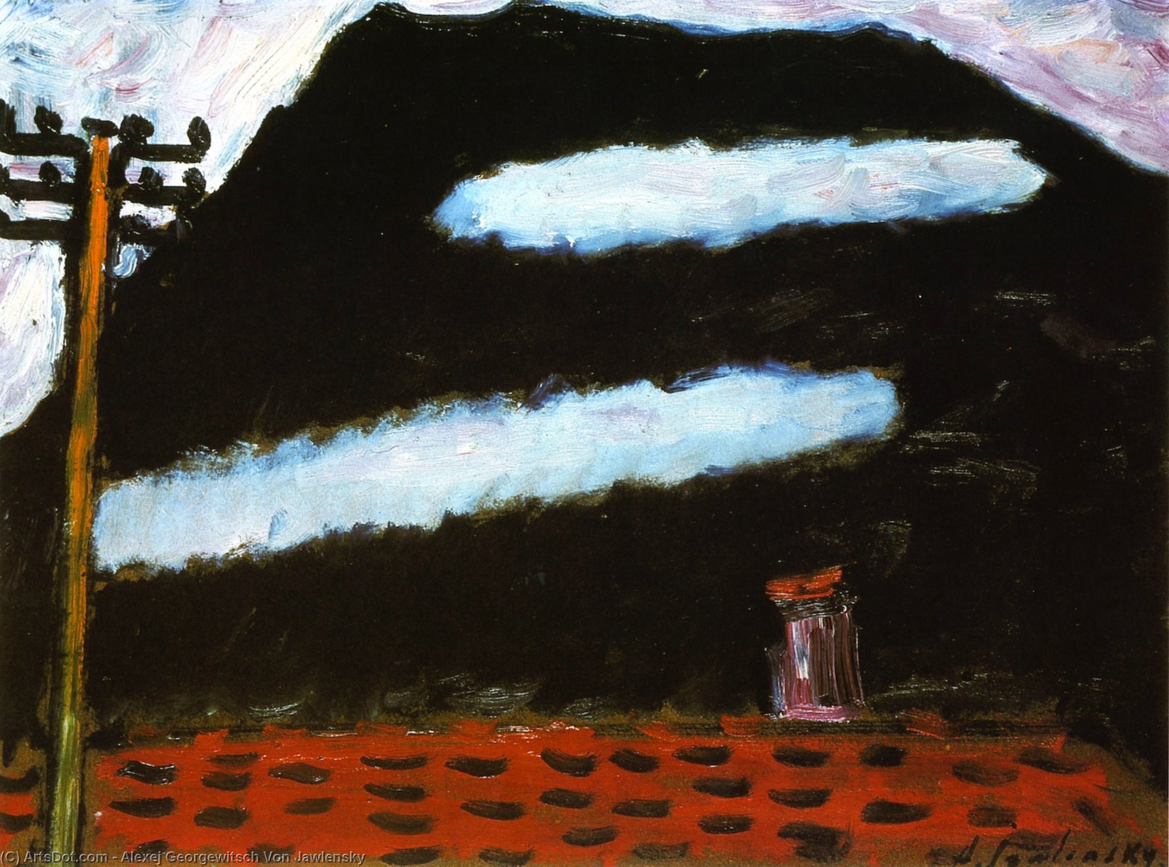Two White Clouds — Alexej Von Jawlensky