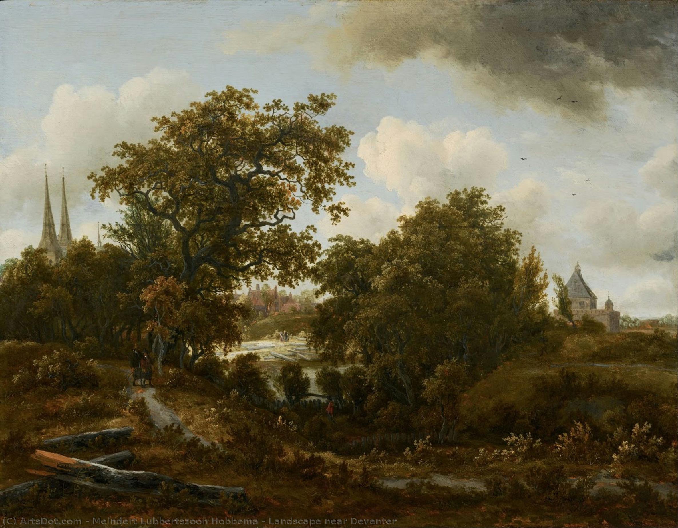 Landscape Near Deventer — Meindert Lubbertszoon Hobbema