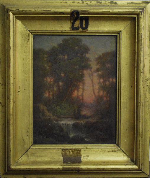 Cascade Dans Un Sous Bois — Mariller Charles Philibert