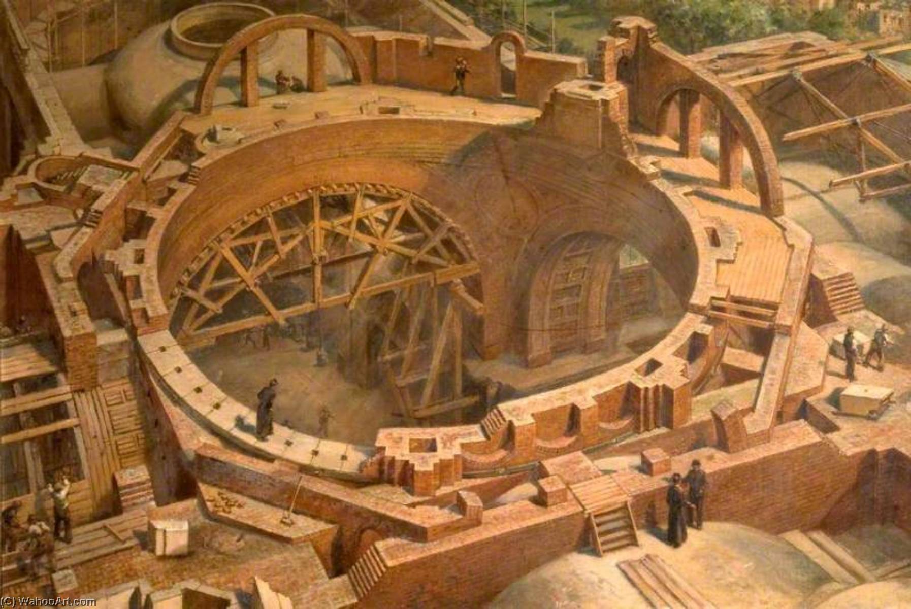 Cupola Aedificata (brompton Oratory Under Construction) — Bernard Finnigan Gribble