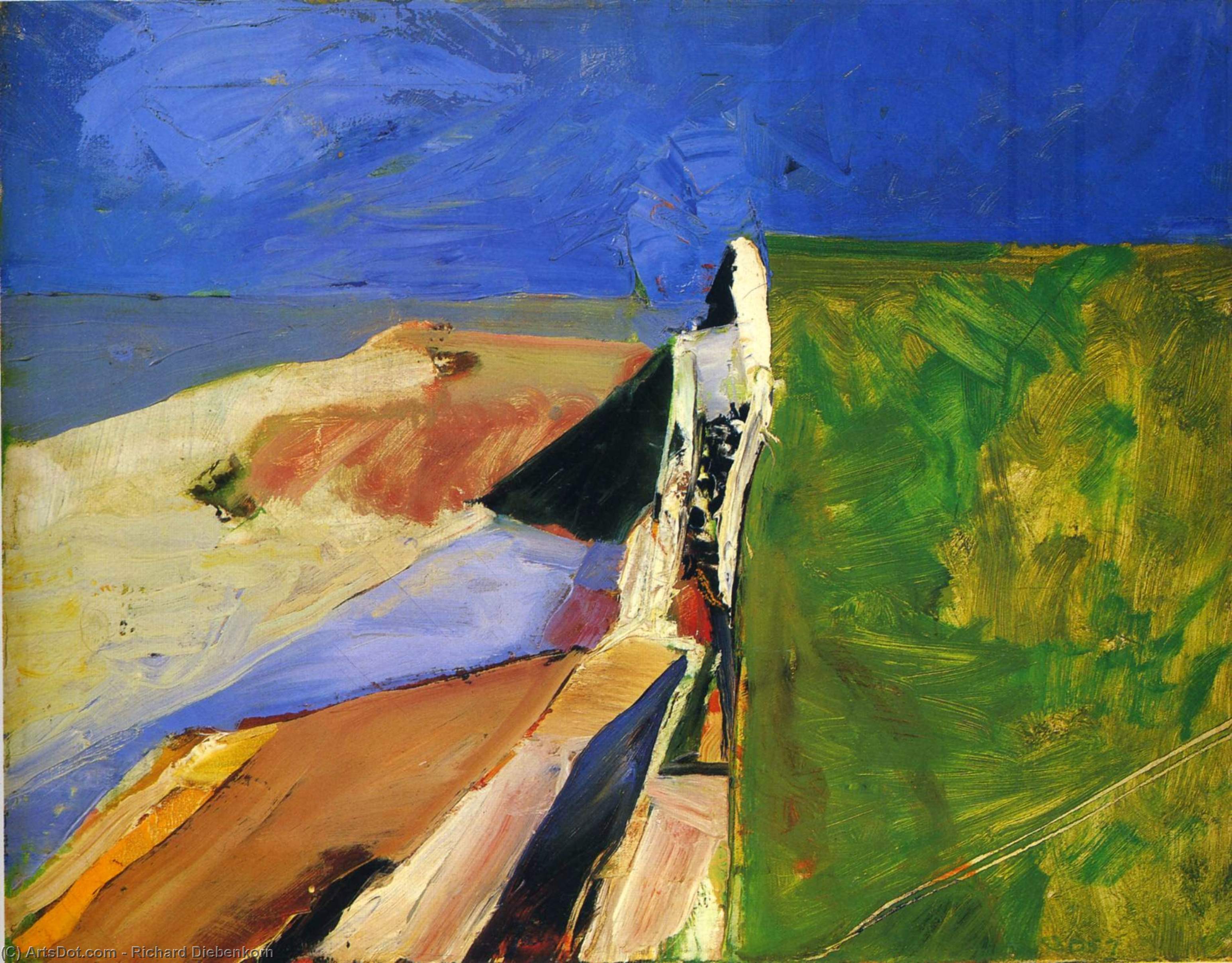 Seawall — リチャード・ Diebenkorn