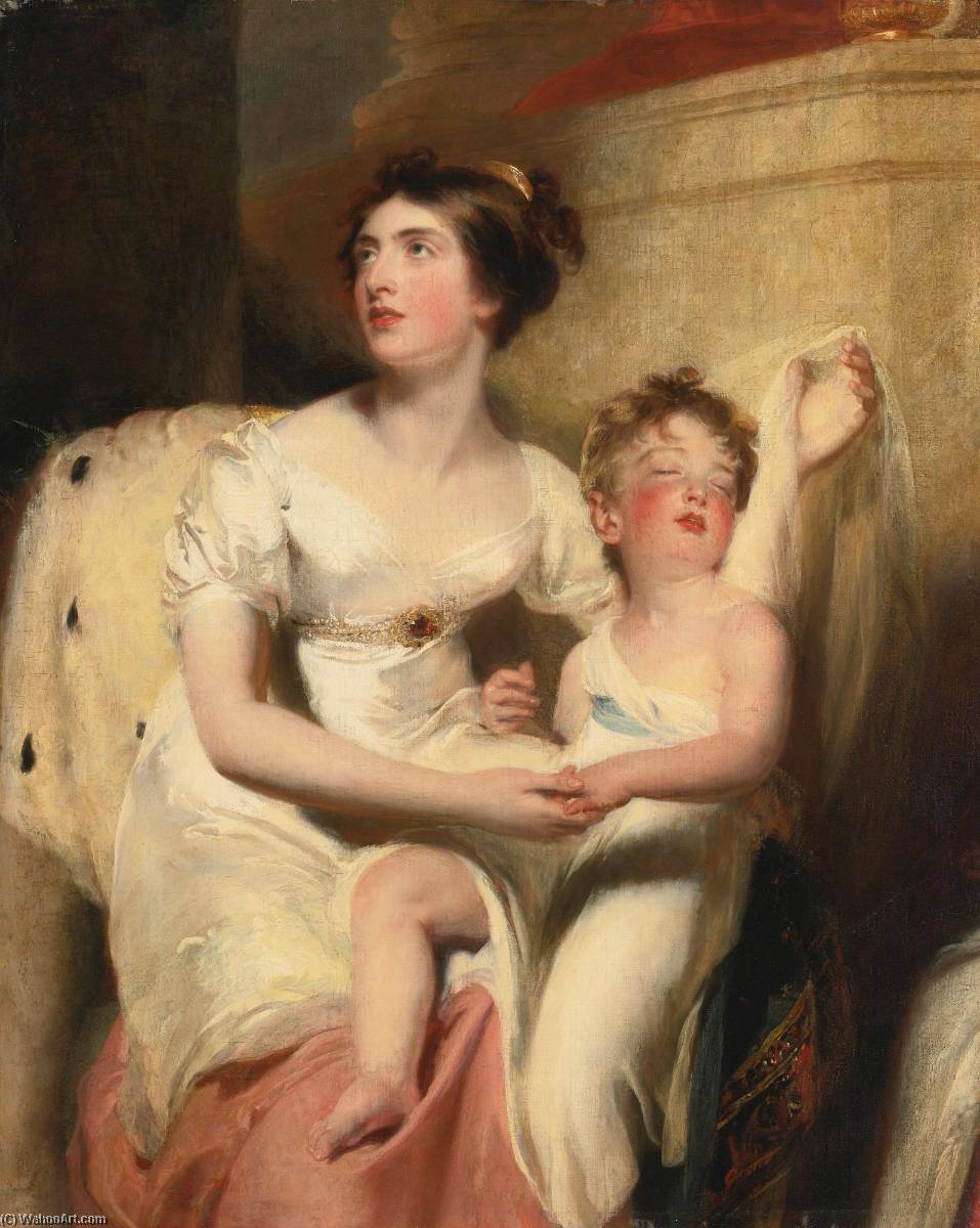 Portrait Of Anne, Countess Of Charlemont And Her Son James — Sir Thomas Lawrence