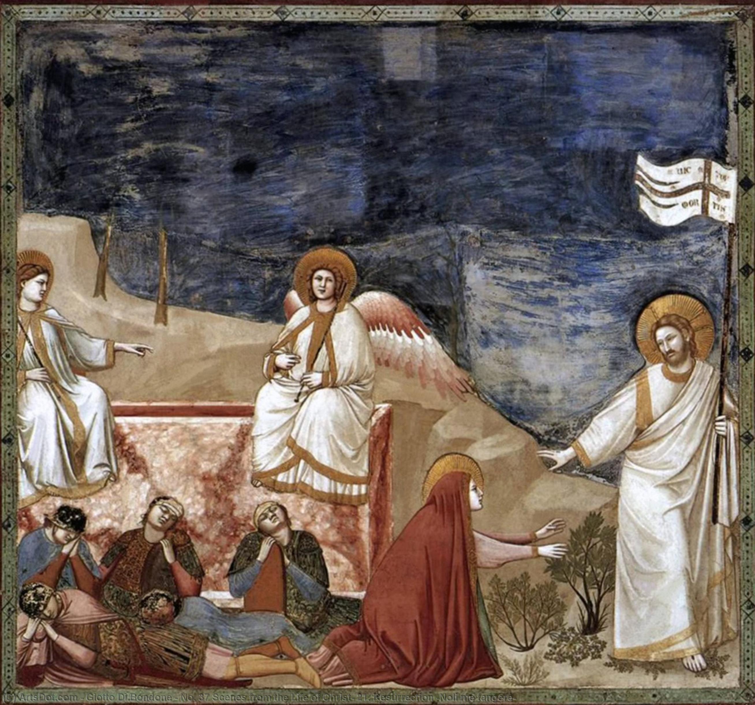 No. 37 Szenen Aus Dem Leben Christi: 21. Auferstehung (noli Me Tangere) — Giotto Di Bondone