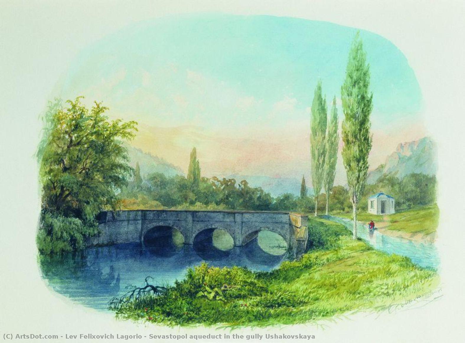 Sevastopol Aqueduct In The Gully Ushakovskaya — Lef Feliksovich Lagorio