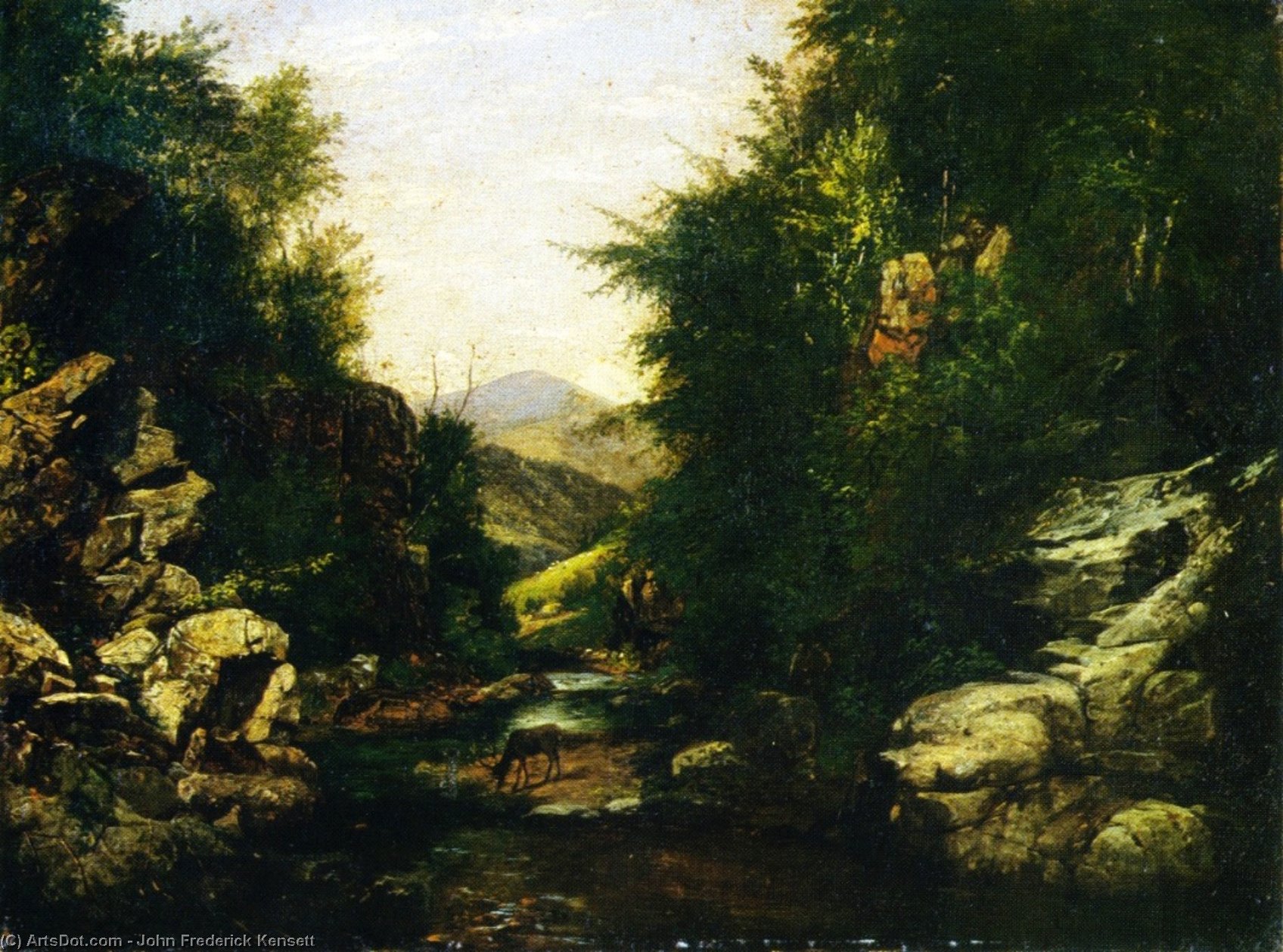 Raven Hill, Elizabethtown, Essex County, N.y.: A Study From Nature — Џон Фредерик Кенсет