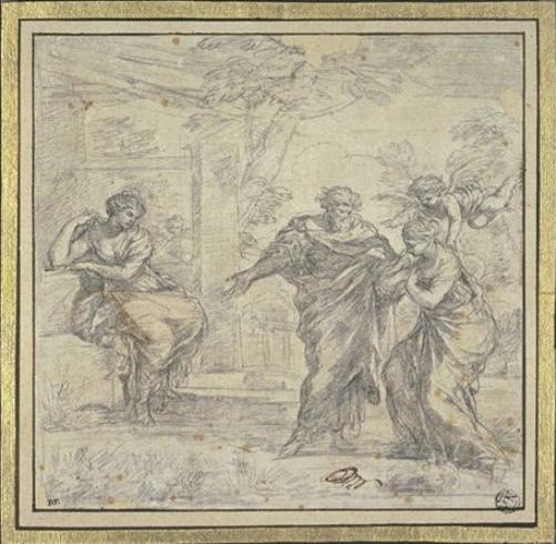 The Return Of Hagar 1 — Pietro Da Cortona