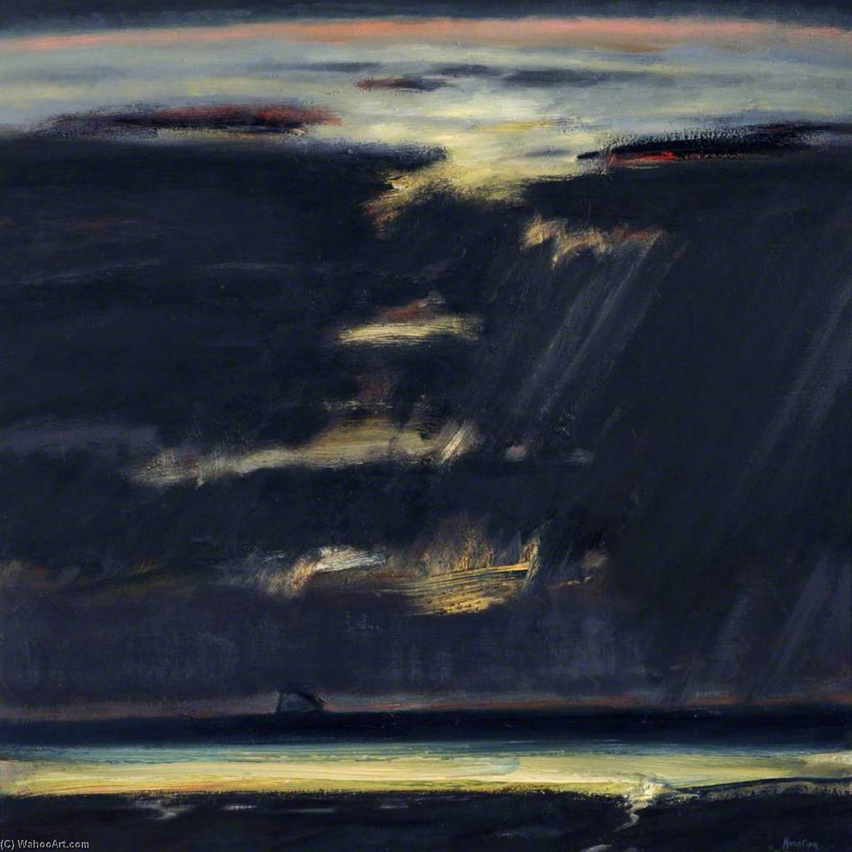 Bass Rock, Dusk — John Houston