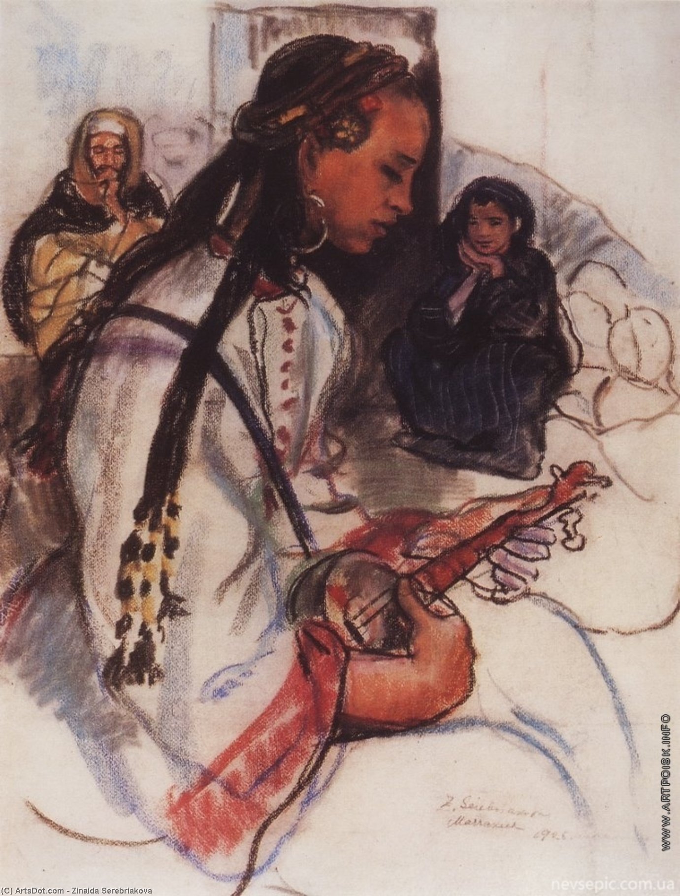 Boy Musician — Zinaida Serebriakova