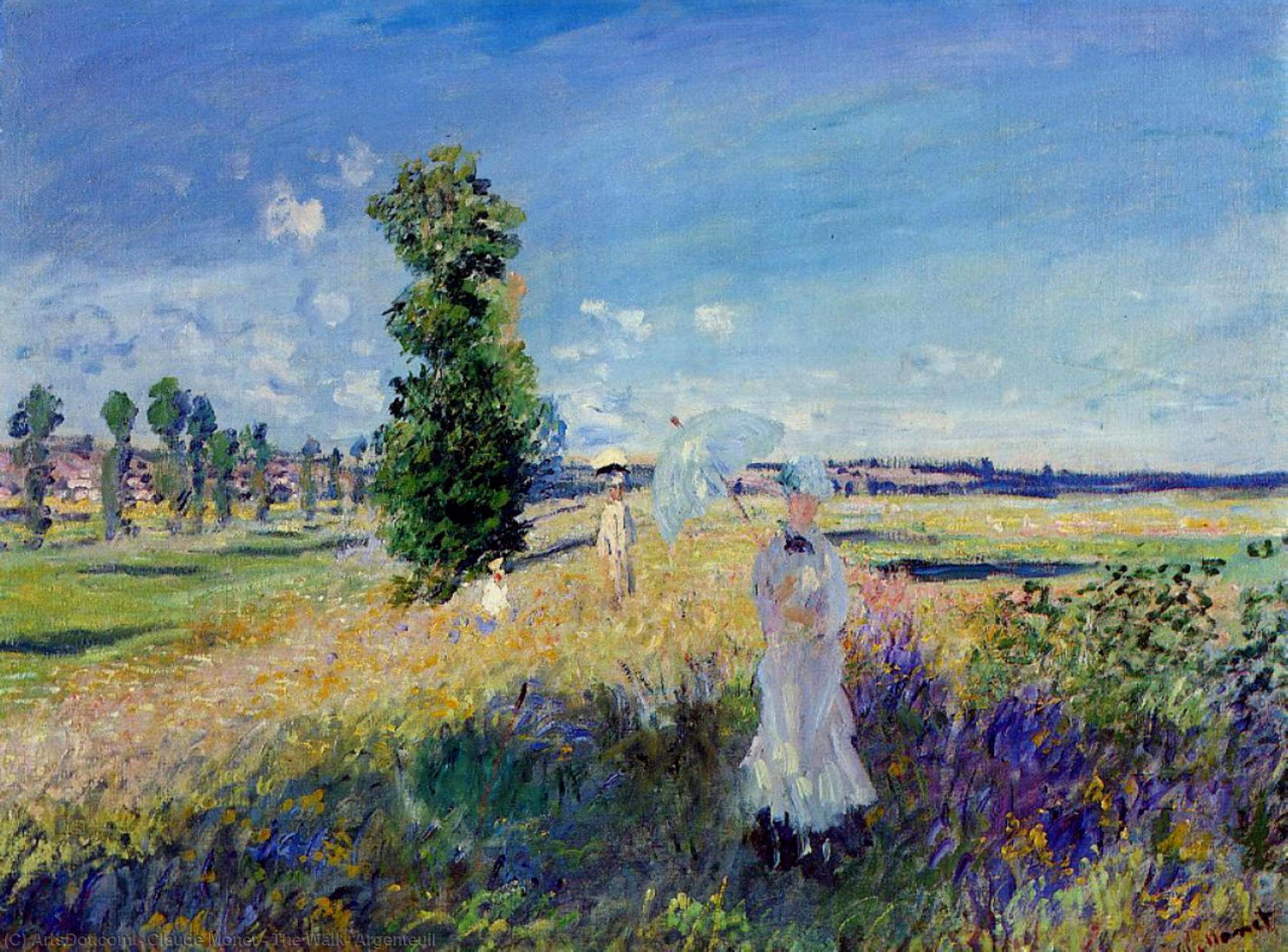 The Walk, Argenteuil — Claude Monet