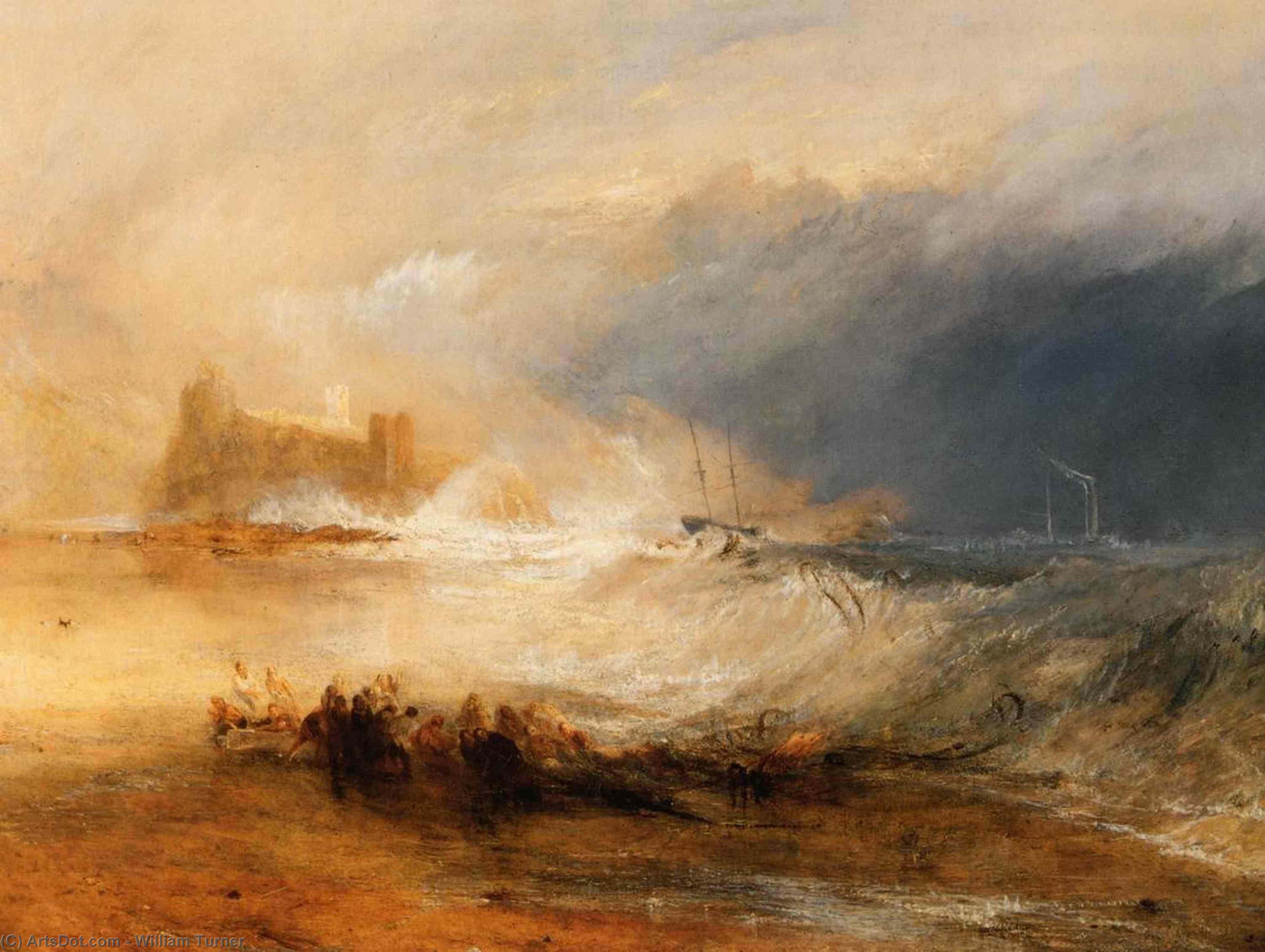 Wreckers ­ Coast Of Northumberland — Joseph Mallord William Turner