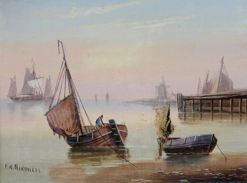 Harbour Scene — Edward King Redmore