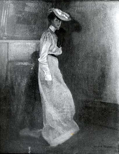 Full Length Female Figure, (painting) — Alfred Henry Maurer