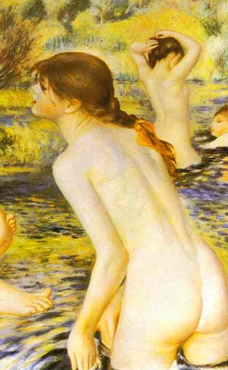 The Bathers (detail) — Pierre-auguste Renoir