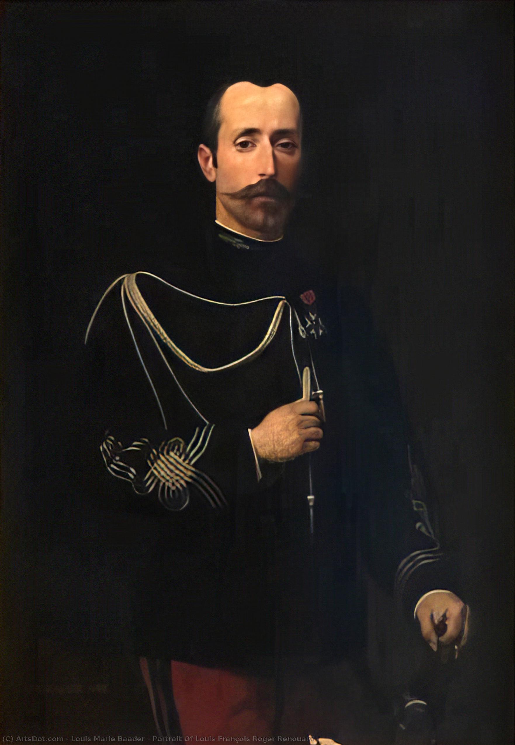 Portrait Of Louis François Roger Renouard — Louis Marie Baader