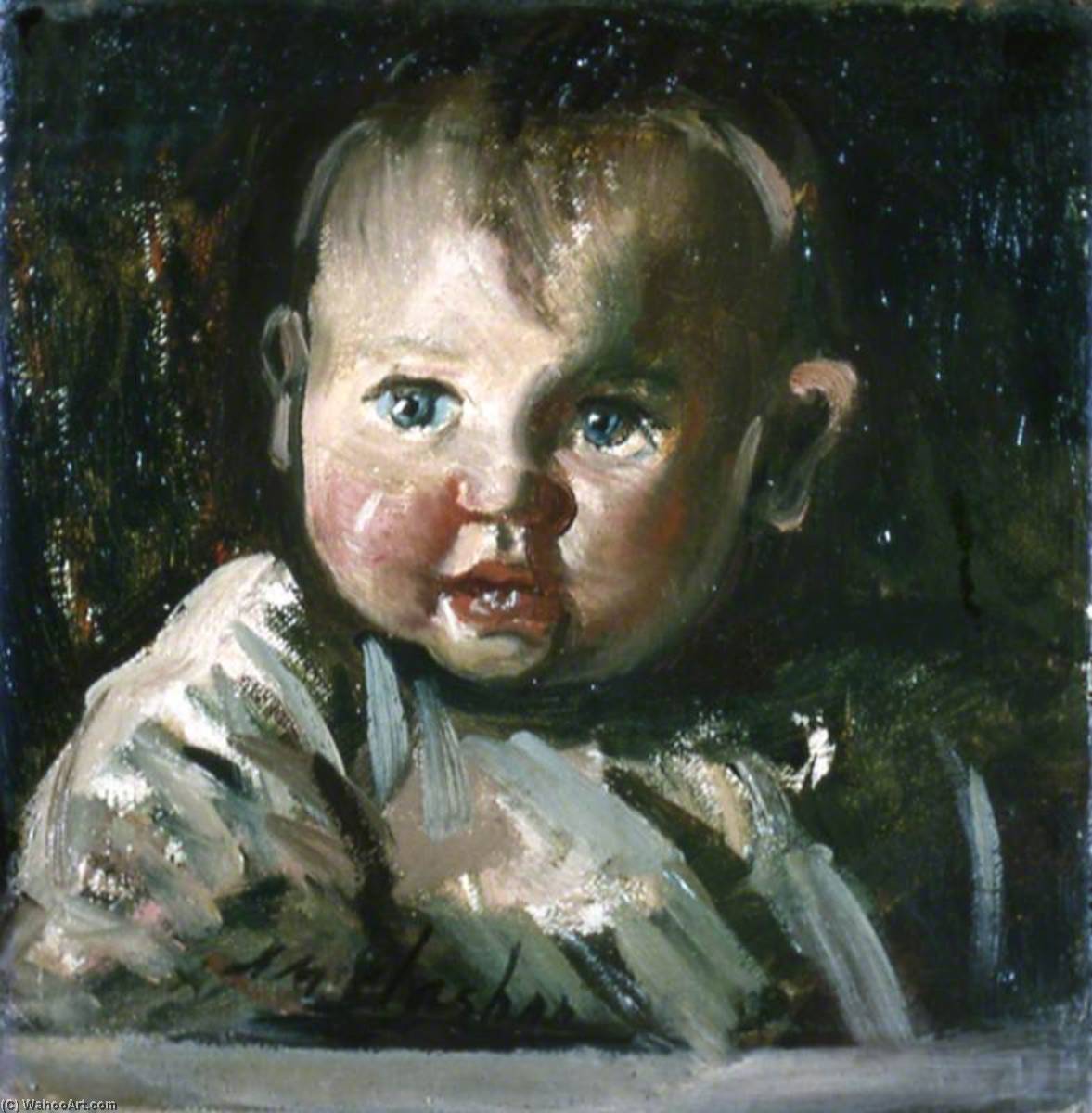 Head Of A Child — Archibald A Mcglashan
