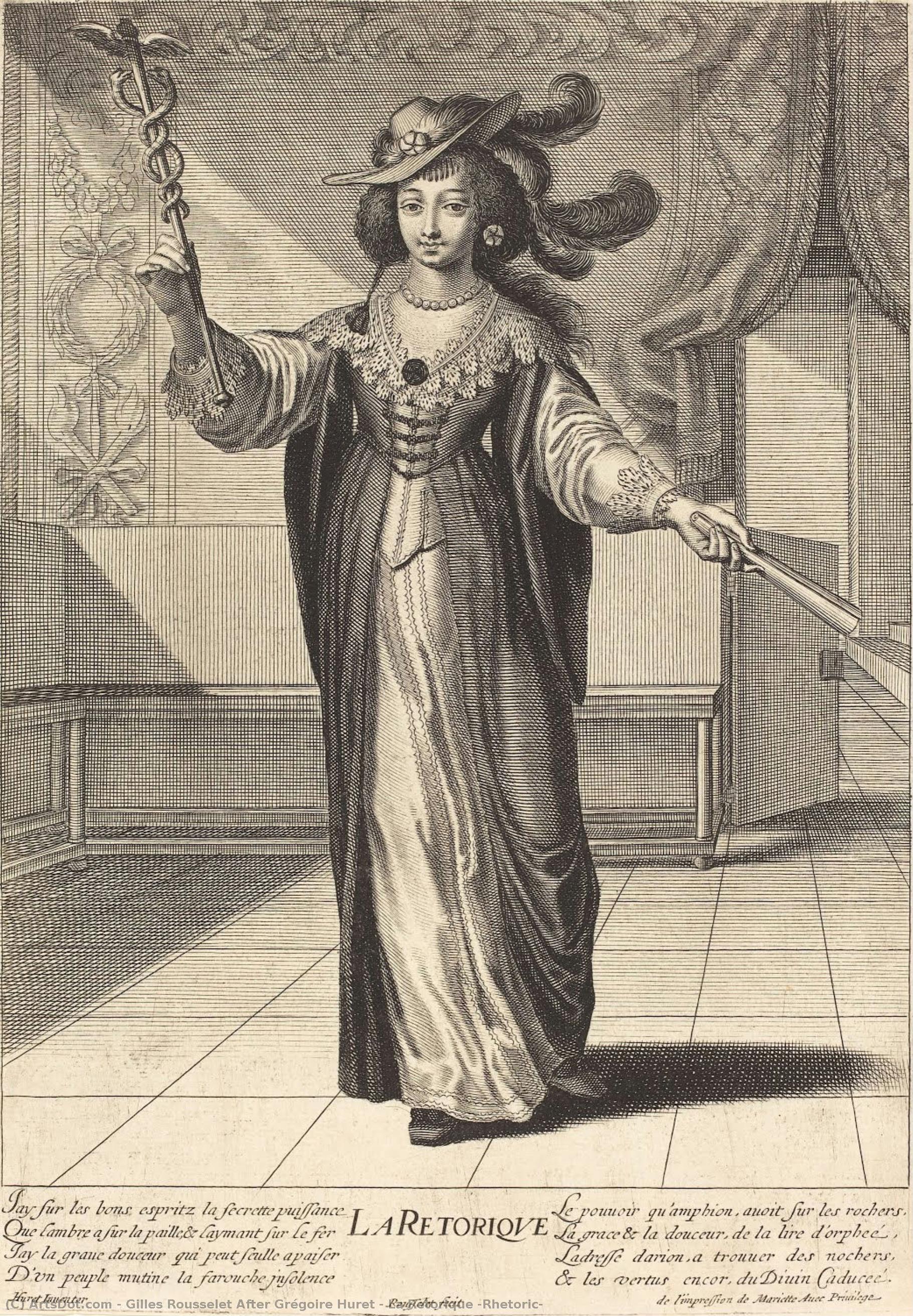 La Retorique (rhetoric) — Gilles Rousselet After Grégoire Huret