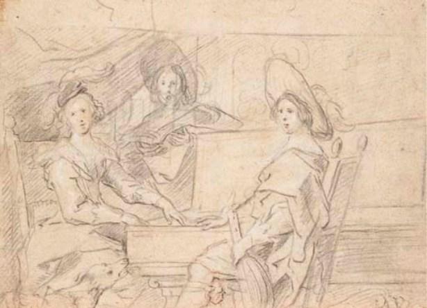 Three Women Playing Music — Jacob Jordaens