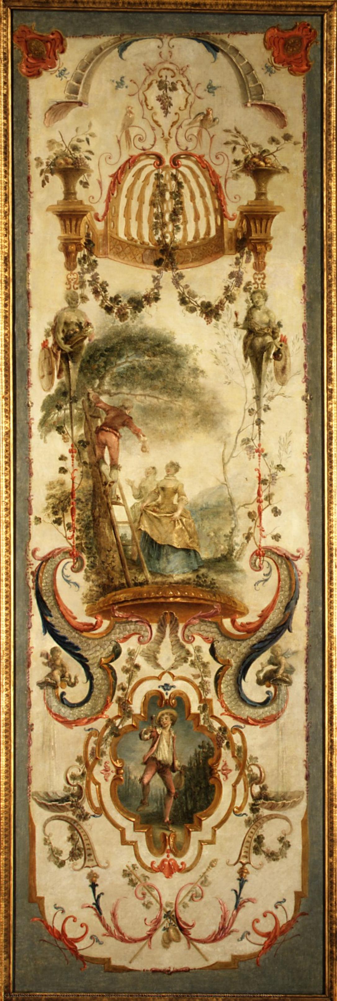 Septiembre Y Octubre — Jean-antoine Watteau