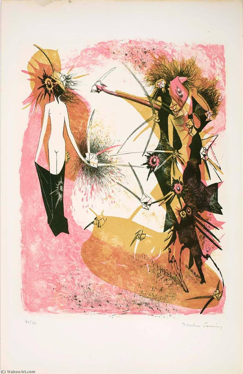 Deuxieme Peril, From The Portfolio Les 7 Perils Spectraux — Dorothea Tanning