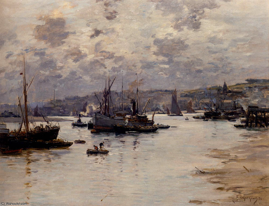 Rochester Harbour Kent — Fernand Marie Eugène Legout Gérard