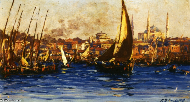 The Port Of Istanbul — Fausto Zonaro