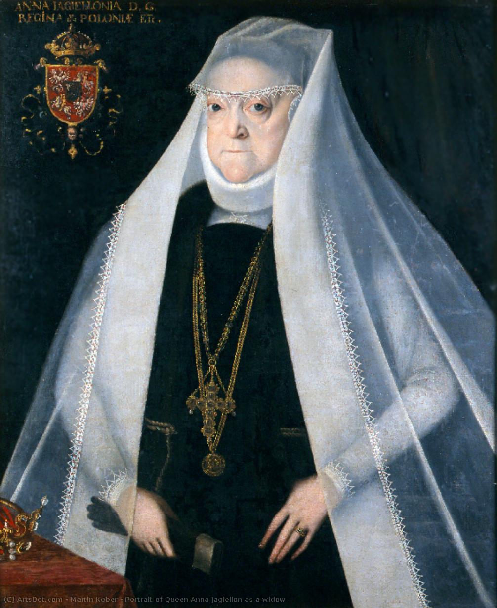 Portrait Of Queen Anna Jagiellon As A Widow — Martin Kober