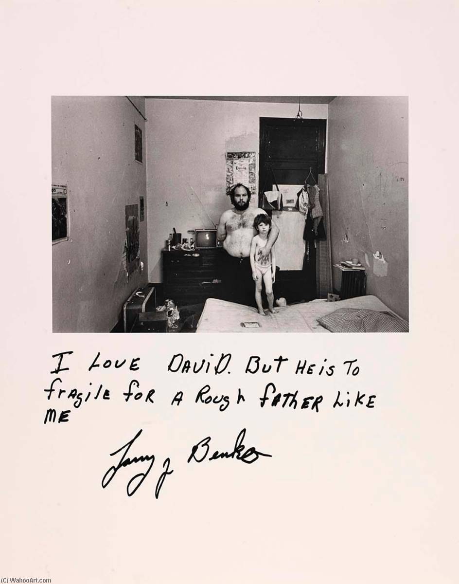 Untitled I Love David. But He Is To Fragile For A Rough Father Like Me Larry J Benbo, From The Series Rich And Poor — Jim Goldberg