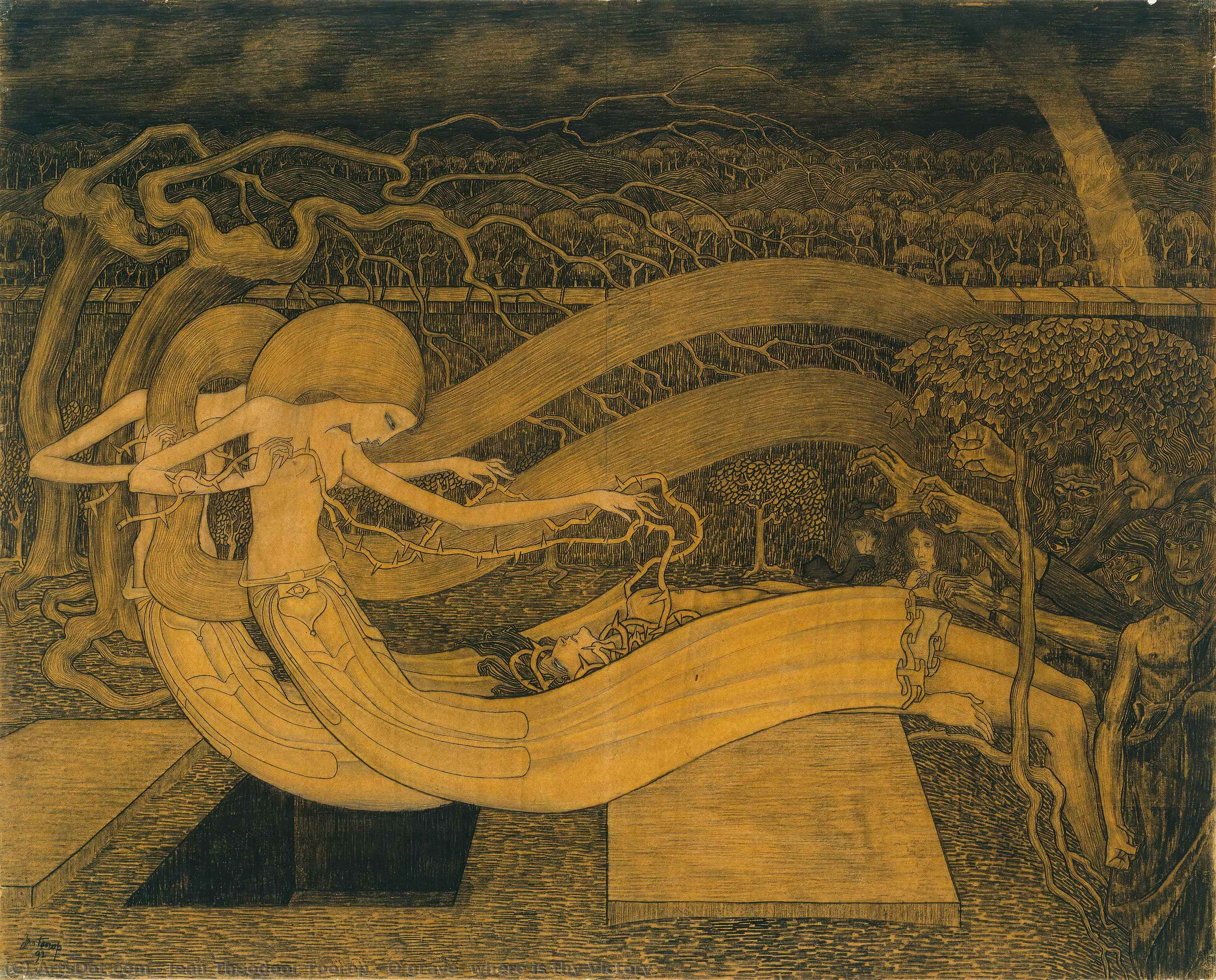O Grave, Where Is Thy Victory — Jean Theodoor Toorop