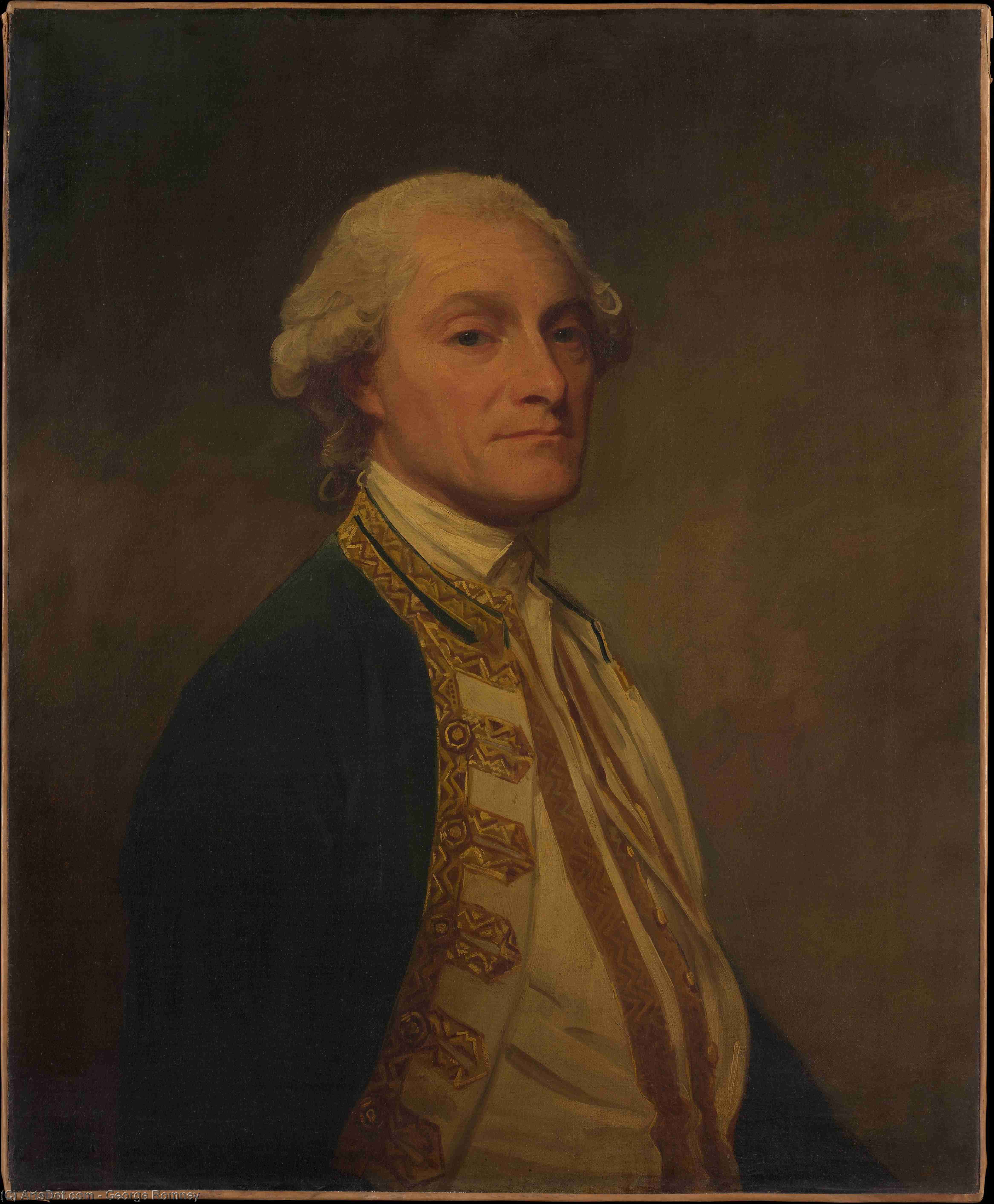 Portrait Of Sir Chaloner Ogle, 1st Baronet — Џорџ Ромејн