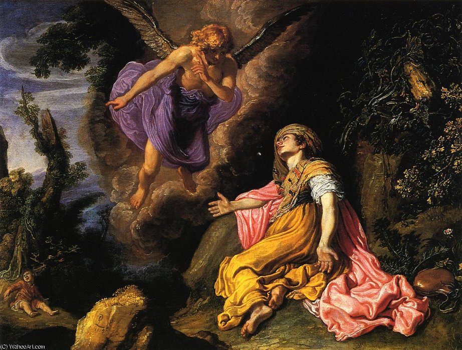 Hagar And The Angel — Pieter Pietersz Lastman