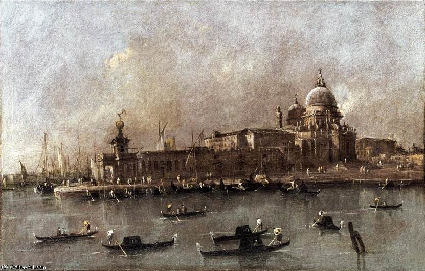 A View Of The Entrance To The Grand Canal — Francesco Lazzaro Guardi