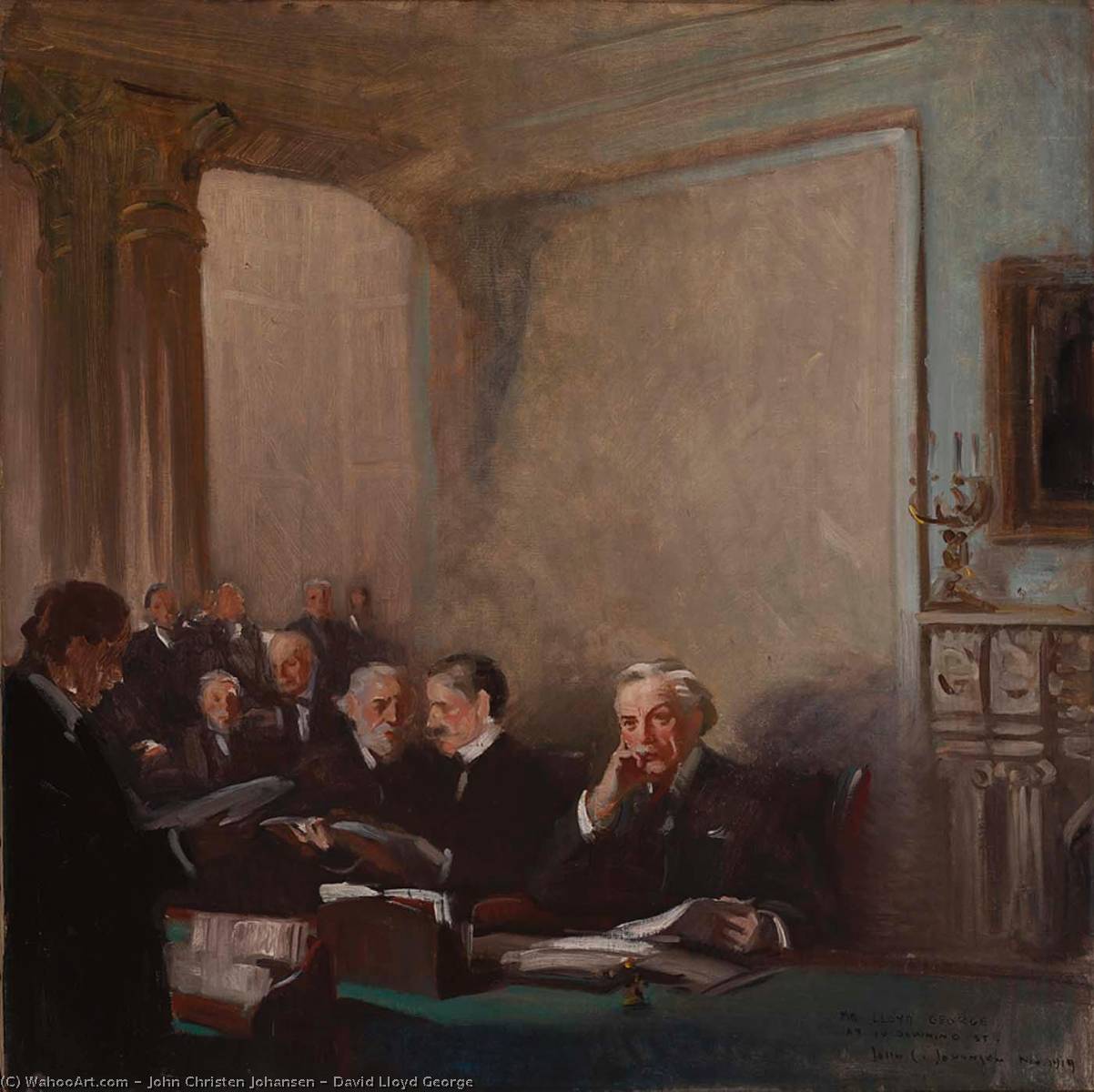 David Lloyd George — John Christen Johansen