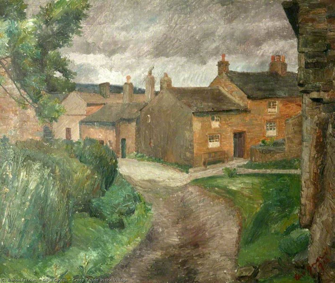 Cross Roads In The Village — Edna Ginesi