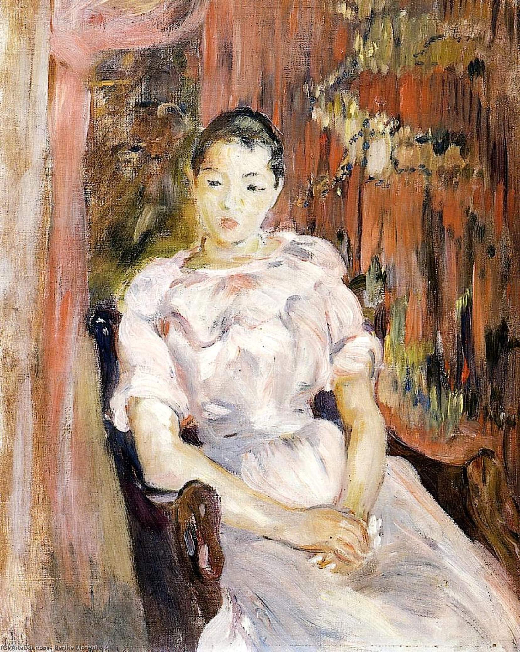 Young Girl Resting — Berthe Morisot