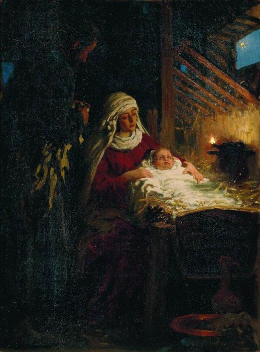 Nativity — Ilya Yefimovich Repin