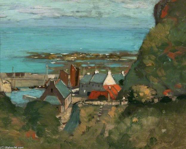 View Of A Harbour — James Whitelaw Hamilton