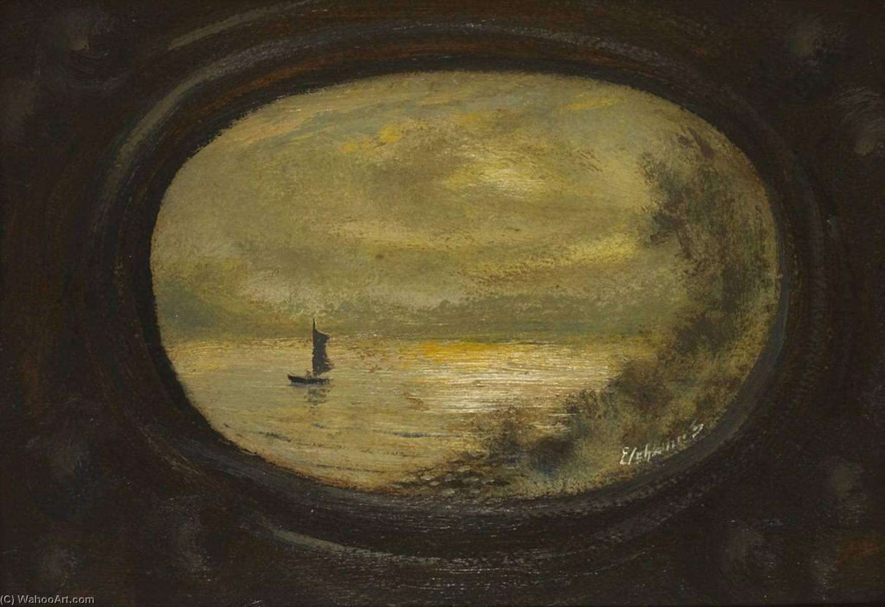 Boat Through Opening — Lui Mišel Ajlshemijus