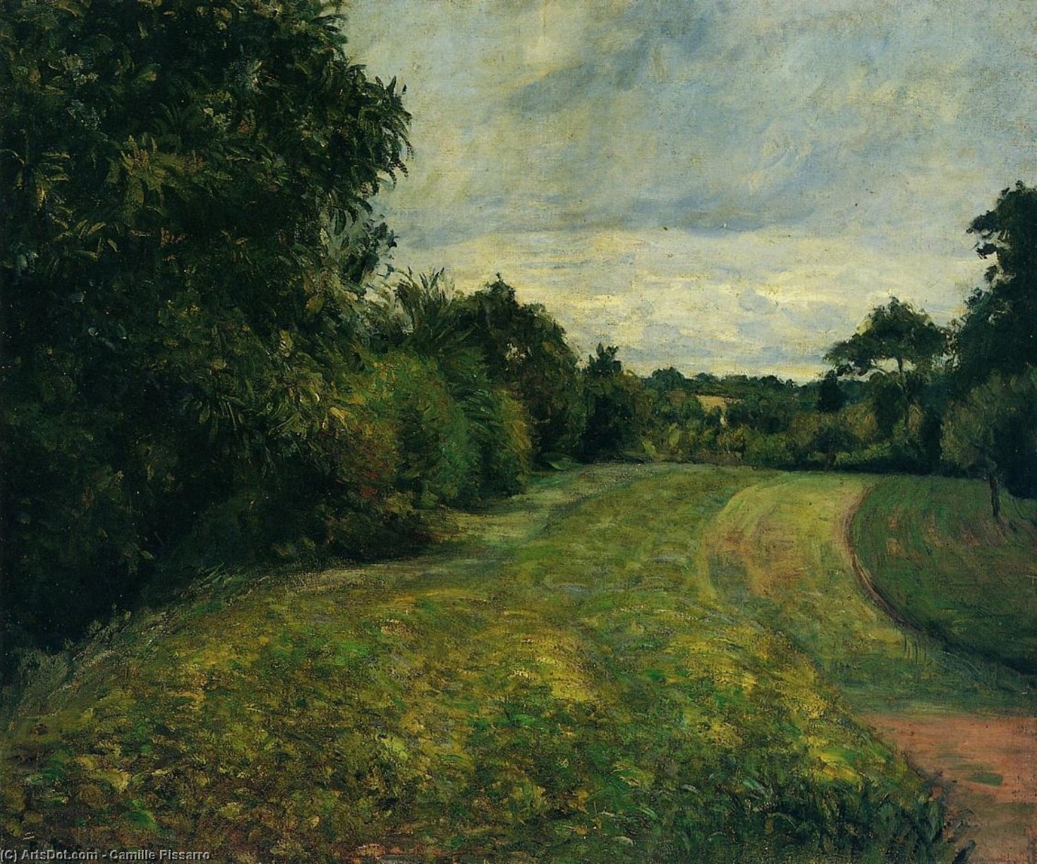 The Backwoods Of St. Antony, Pontoise — Camille Pissarro